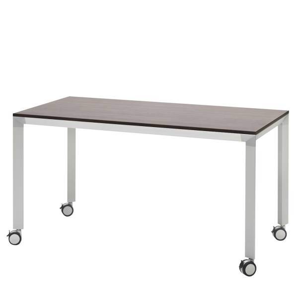 میز چرخ دار فرآذین مدل FED SP4 02 بلوطی تیره، Farazin FED SP4 02 Dark Oak Wheeled Desk