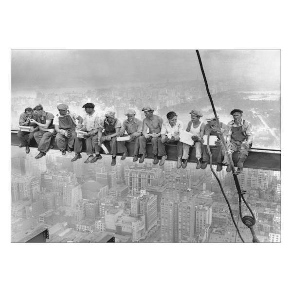تابلو شاسی ونسونی طرح Lunch Atop A Skyscraper سایز 50 × 70، Wensoni Lunch Atop A Skyscraper Chassis Size 50 x 70