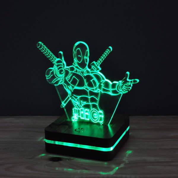 چراغ خواب موهومی طرح نینجا هفت رنگ، Mohomi Wirelight 7 Color Lamp Ninja