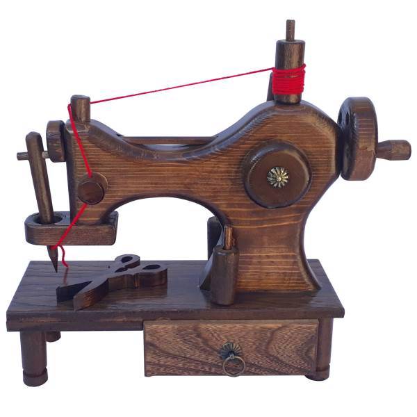 ماکت تزئینی چرخ خیاطی برند چوبسی مدل B11، Wooden decorative sewing machine