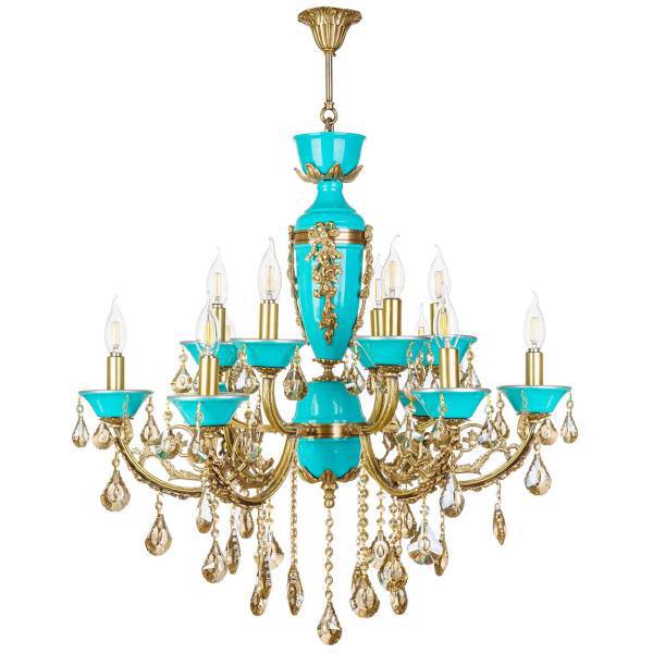 لوستر چشمه نور 10 شعله کد C2919/5AF، Cheshmeh Noor C2919/5AF Ten Flames Chandelier