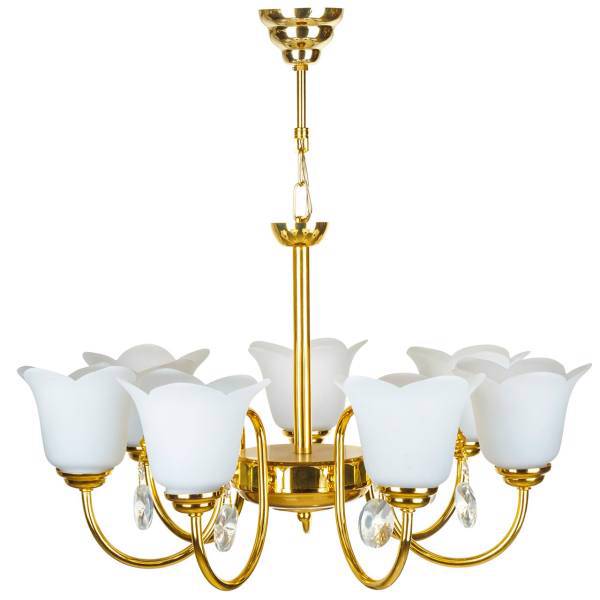 لوستر چشمه نور 7 شعله کد 856، Cheshmeh Noor 856 Seven Branches Chandelier