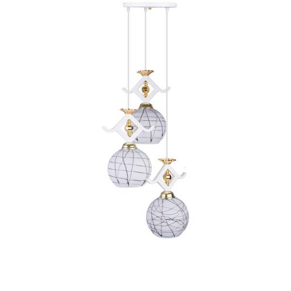 چراغ آویز نجم 3 شعله کد 4208، Najm 4208 Three Flames Hanging Lamp