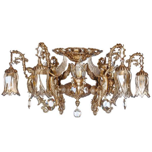 لوستر چشمه نور 12 شعله کد C2728، Cheshmeh Noor C2728 Twelve Flames Chandelier