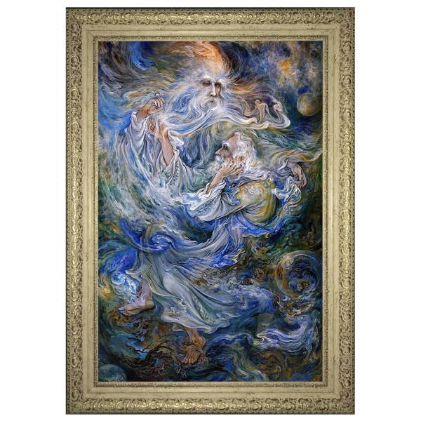 تابلو گالری هنری پیکاسو طرح مینیاتور اثر استاد فرشچیان کد 0121