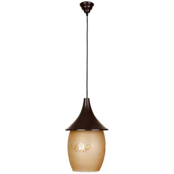 چراغ آویز چشمه نور 1 شعله کد G545/1H-BR، Cheshmeh Noor G545/1H-BR One Flame Hanging Lamp