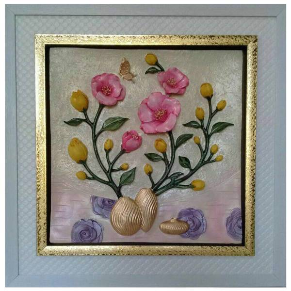 تابلو گل برجسته دیاموند مدل 301