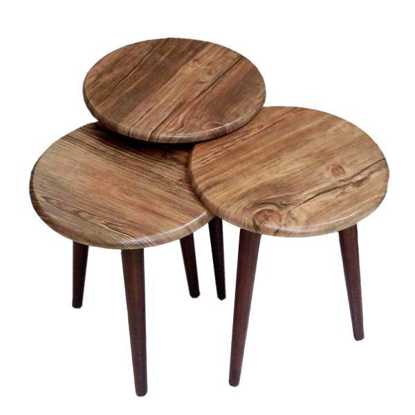 میز عسلی ورساچوب مدل 135 بسته 3 عددی، versachoob 135 Side Table Set 3 pcs