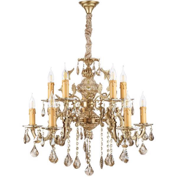 لوستر چشمه نور 10 شعله کد C2772/5-A، Cheshmeh Noor C2772/5-A Ten Flames Chandelier