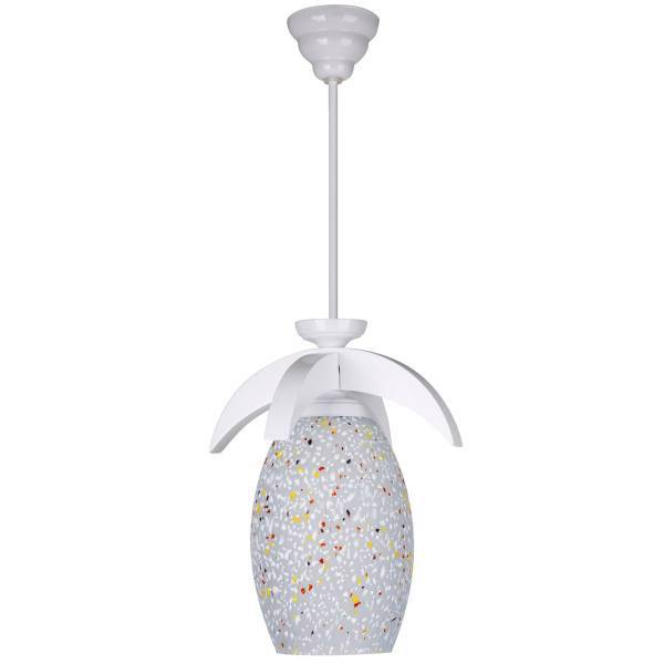 چراغ آویز چشمه نور 1 شعله کد G528/1H-WT، Cheshmeh Noor G528/1H-WT One Branch Hanging Lamp