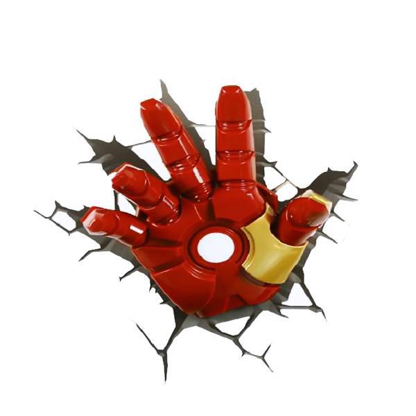 چراغ دیواری تری دی لایت اف ایکس مدل Iron Man Hand، 3D Light FX Iron Man Hand Wall Lamp