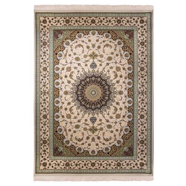 فرش ماشینی ساوین طرح رادین زمینه کرم