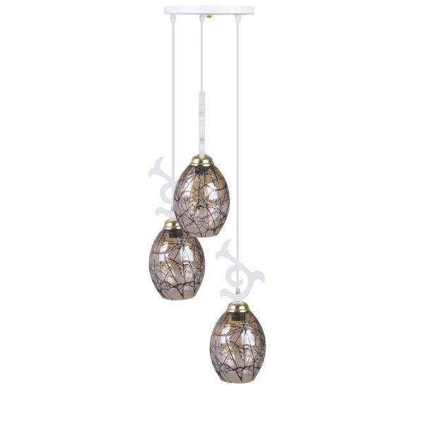 چراغ آویز 3 شعله نجم کد 4204، Najm 4204 Three Flames Hanging Lamp