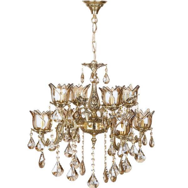 لوستر چشمه نور 8 شعله کد C2702/4، Cheshmeh Noor C2702/4 Eight Flames Chandelier