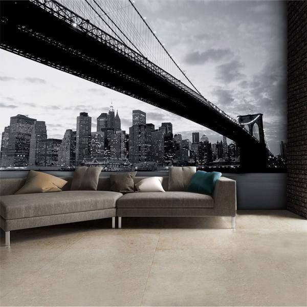 کاغذ دیواری 4 تکه 1وال مدل Newyork-007، 1Wall Newyork-007 Wallpaper Giant