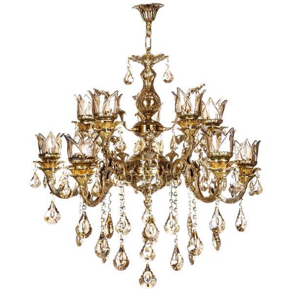 لوستر چشمه نور 10 شعله کد C2503، Cheshmeh Noor C2503 Ten Flames Chandelier