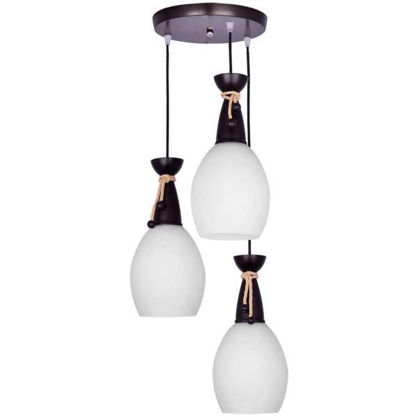 چراغ آویز چشمه نور 3 شعله کد 1247/3H، Cheshmeh Noor 1247/3H Three Branch Hanging Lamp