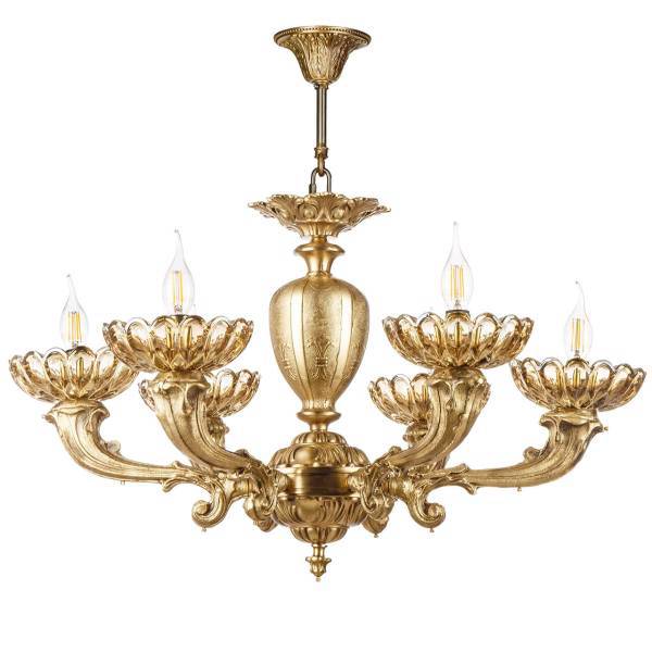 لوستر چشمه نور پنج شعله کدC2761/5، Cheshmeh Noor C2761/5 Flames Chandelier