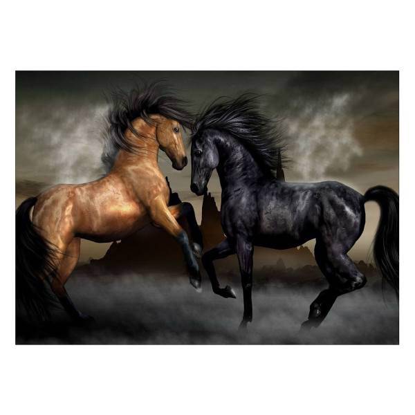 تابلو شاسی ونسونی طرح Cranberries Of Horses سایز 50 × 70، Wensoni Cranberries Of Horses Chassis Size 70 x 50