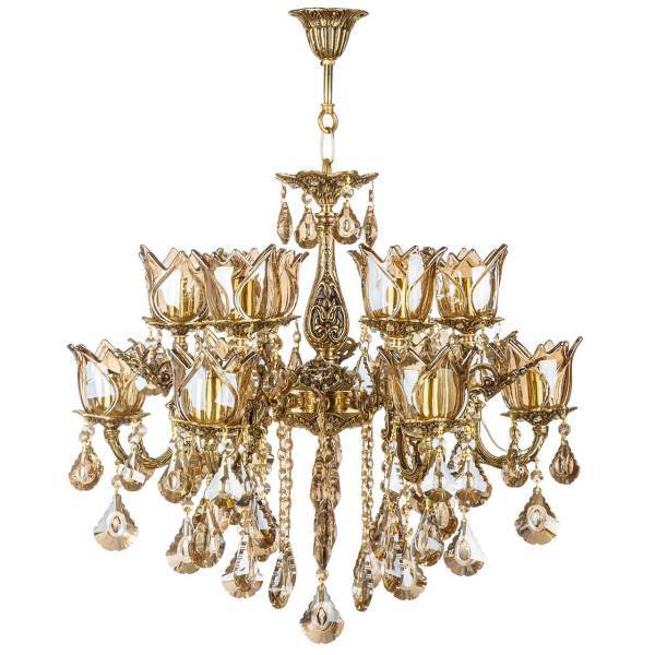 لوستر چشمه نور 12 شعله کد C2515/6، Cheshmeh Noor C2515/6 Twelve flames Chandelier