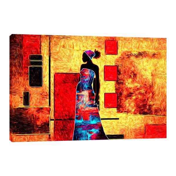 تابلو بوم آیریس کد Iris0014، Iris canvas print African Digital Painting