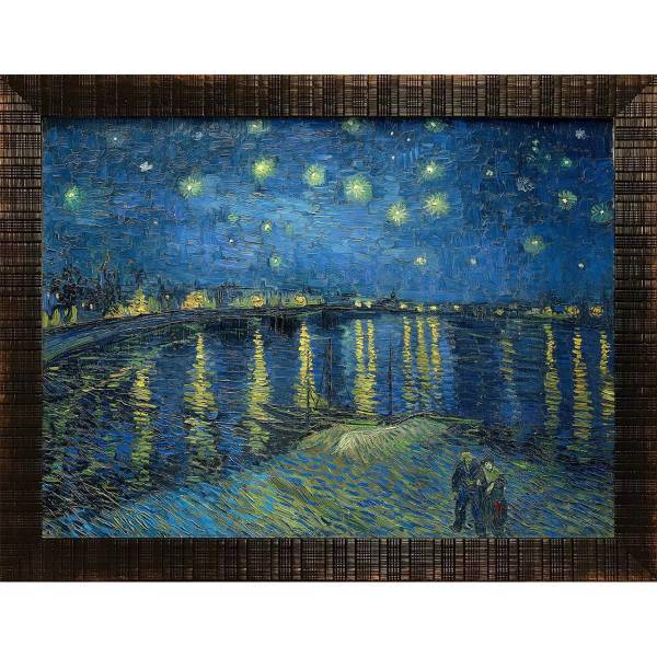 تابلو گالری هنری پیکاسو طرح شب پرستاره بر فراز رن