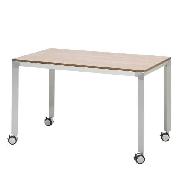 میز چرخ دار فرآذین مدل FED SP4 01 بلوطی روشن، Farazin FED SP4 01 Light Oak Wheeled Desk