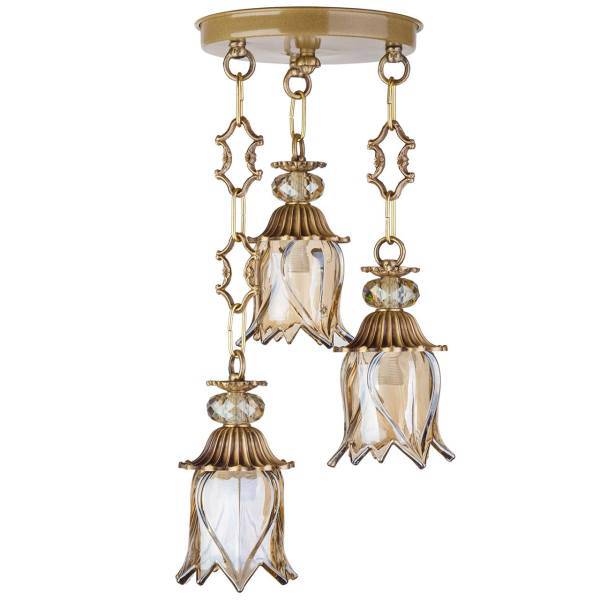 چراغ آویز چشمه نور 3 شعله کد C2750/3H، Cheshmeh Noor C2750/3H Three Flames Hanging Lamp