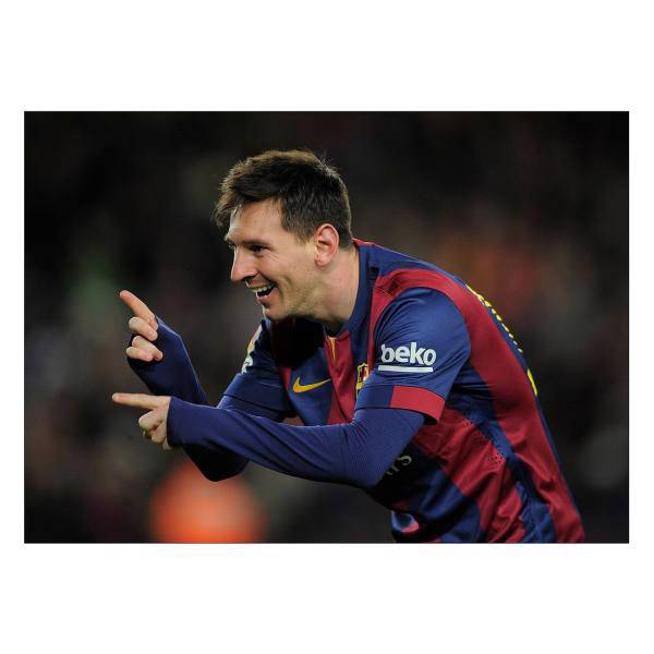 تابلو شاسی ونسونی طرح Messi Dancing سایز 50x70 سانتی متر، Wensoni Messi Dancing Chassis Size 50 x 70 Cm