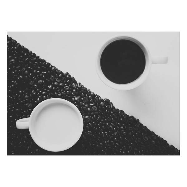 تابلو شاسی ونسونی طرح Night Day Coffee سایز 30x40 سانتی متر، Wensoni Night Day Coffee Chassis 40 x 30