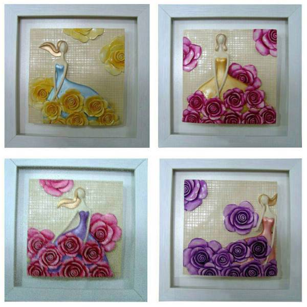 تابلو 4 تکه دیاموند مدل 511FK