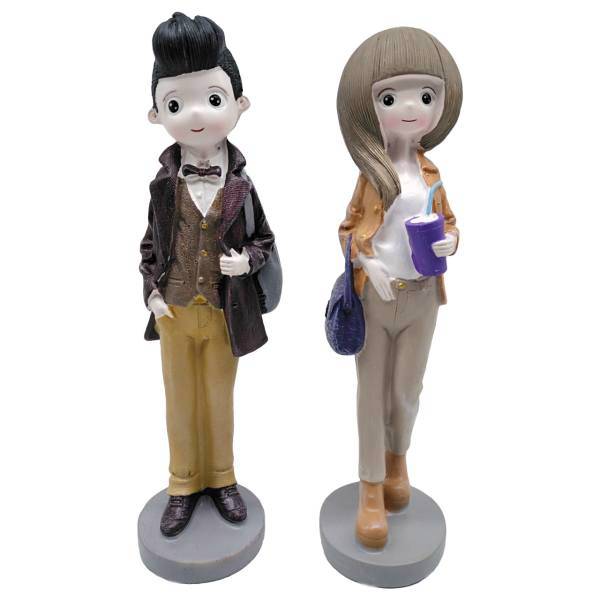 مجسمه کیدتونز کدKDM-048-2 مجموعه دو عددی، Kidtunse KDM-048-2 Statue Set 2 Pcs