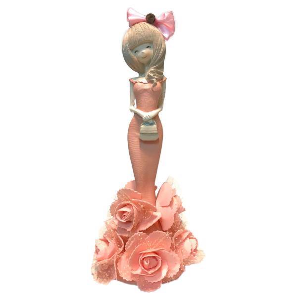 مجسمه دختر دامن گل دار ایستاده امیرا مارکت