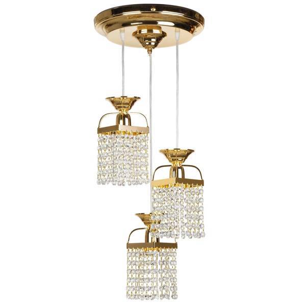 چراغ آویز چشمه نور 3 شعله کد 703/3H، Cheshmeh Noor 703/3H Three Flames Hanging Lamp