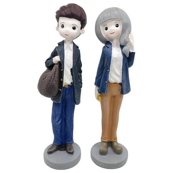 مجسمه کیدتونز کدKDM-048-1 مجموعه دو عددی، Kidtunse KDM-048-1 Statue Set 2 Pcs