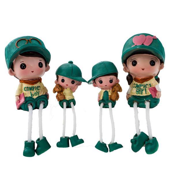 مجسمه شیانچی طرح خانواده کد 020010007 مجموعه 4 عددی