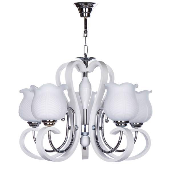 لوستر چشمه نور 5 شعله کد 829WT، Cheshmeh Noor Five Branches 829WT Chandelier