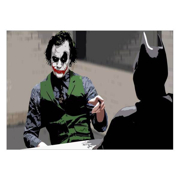 تابلو شاسی ونسونی طرح Joker Negotiation سایز 50 × 70، Wensoni Joker Negotiation Chassis Size 50 x 70