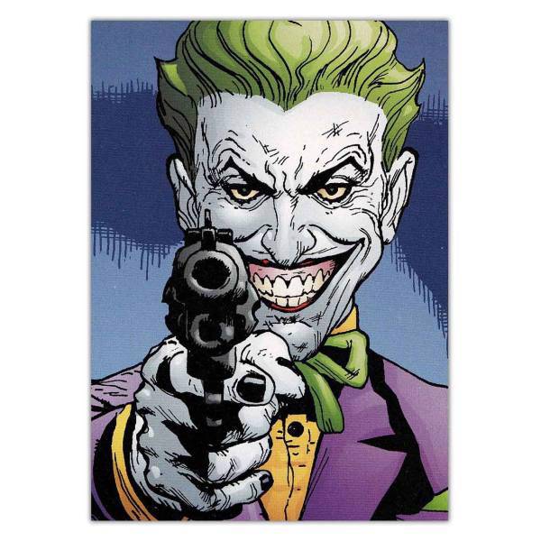 تابلو شاسی ونسونی طرح Joker is Pointing Gun سایز 50 × 70، Wensoni Joker is Pointing Gun Chassis Size 50 x 70