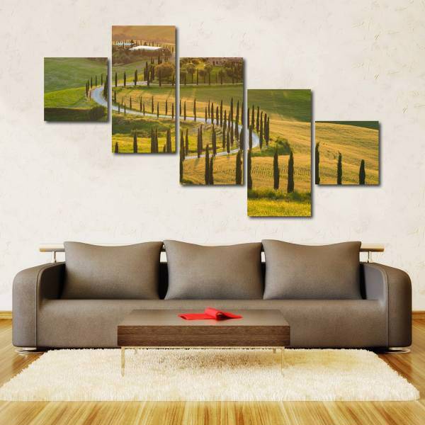 تابلو 5 تکه گالری آفتاب کد TA1202