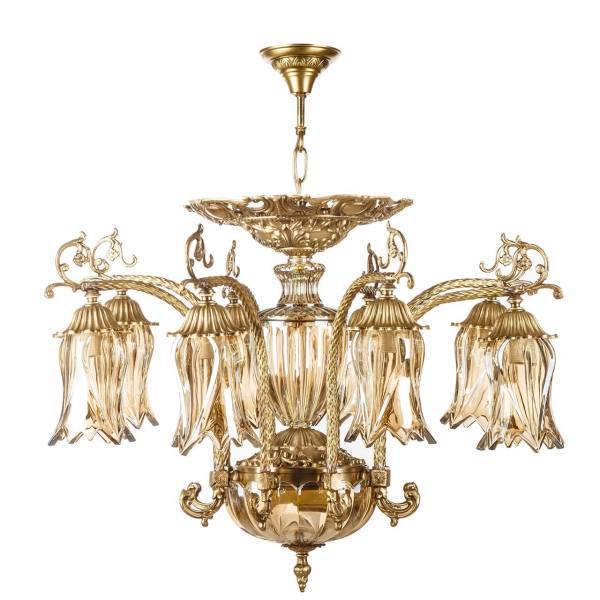 لوستر چشمه نور هشت شعله کد C2760/8، Cheshmeh Noor C2760/8 Eight Flames Chandelier