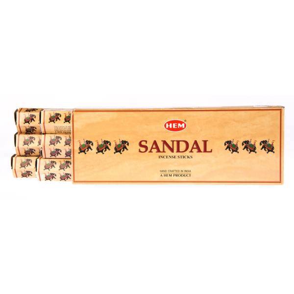 عود هم مدل Sandal کد 1029 6 بسته 20 عددی، Hem Sandal 1029 Incense Sticks 6 pack of 20