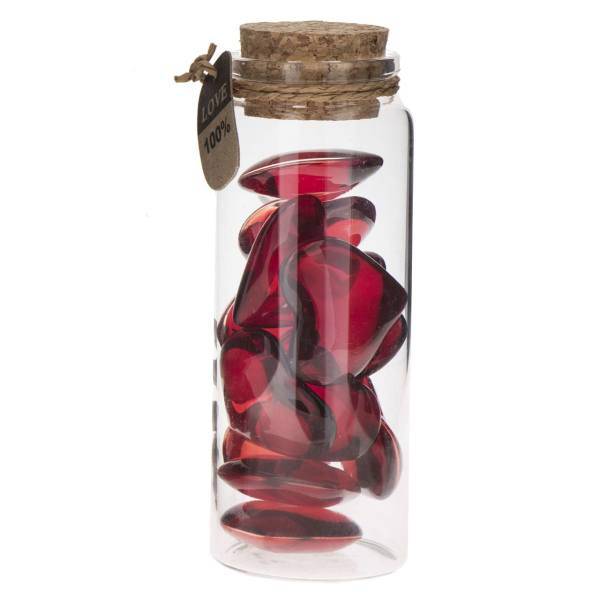 قلب شیشه ای داخل بطری مدل 9165، Paliz 9165 Glassy Heart In Bottle