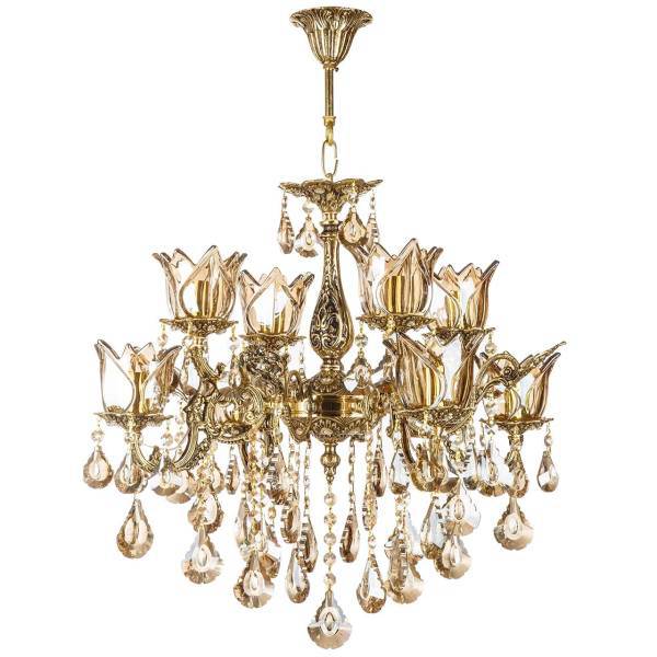 لوستر چشمه نور 8 شعله کد C2515/4، Cheshmeh Noor C2515/4 Eight flames Chandelier