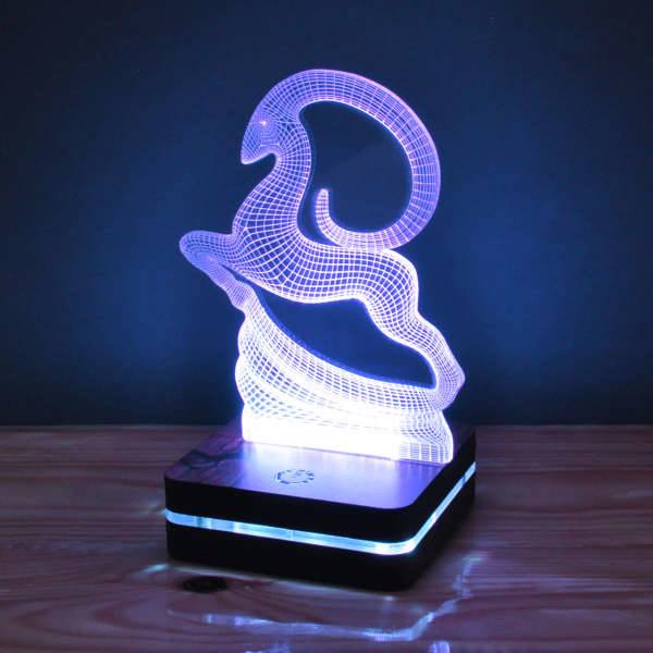 چراغ خواب موهومی طرح قوچ هفت رنگ، Mohomi Wirelight 7 Color Lamp Ram