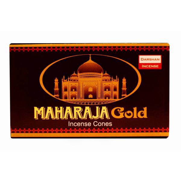 عود دارشان مدل Maharaja Gold کد 1007، Darshan Maharaja Gold 1007 Incense Cones