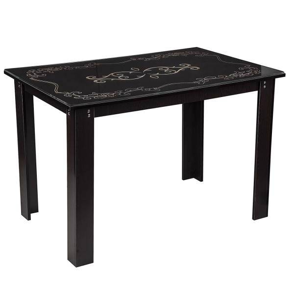 میز ناهار خوری صنایع چوب قائم کد K220 سایز 75 × 115، Sanaye Choob Ghaem K220 MDF Dinning Room Table Size 115 x 75