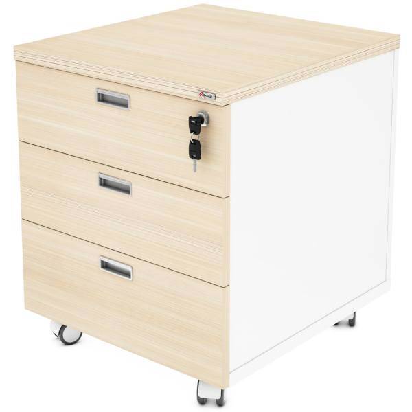 فایل کشویی چرخ‌دار محیط آرا مدل Quick 9085N-0105، Mohitara Quick 9085N-0105 Wheeled Drawer Filing Cabinet