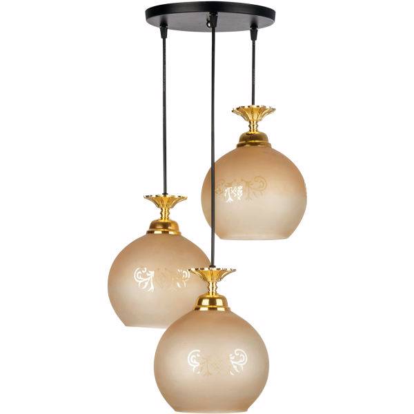 چراغ آویز چشمه نور کدG593/3H، Cheshmeh Noor G593/3H Three Flame Hanging Lamp