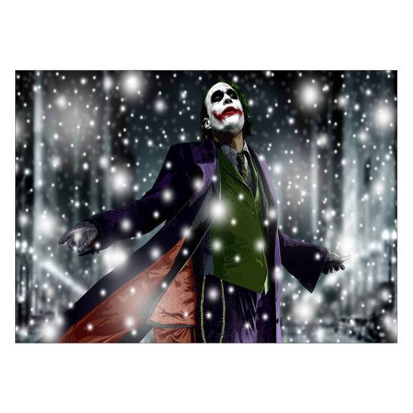 تابلو شاسی ونسونی طرح Joker Loves Snow سایز 50 × 70، Wensoni Joker Loves Snow Chassis Size 50 x 70